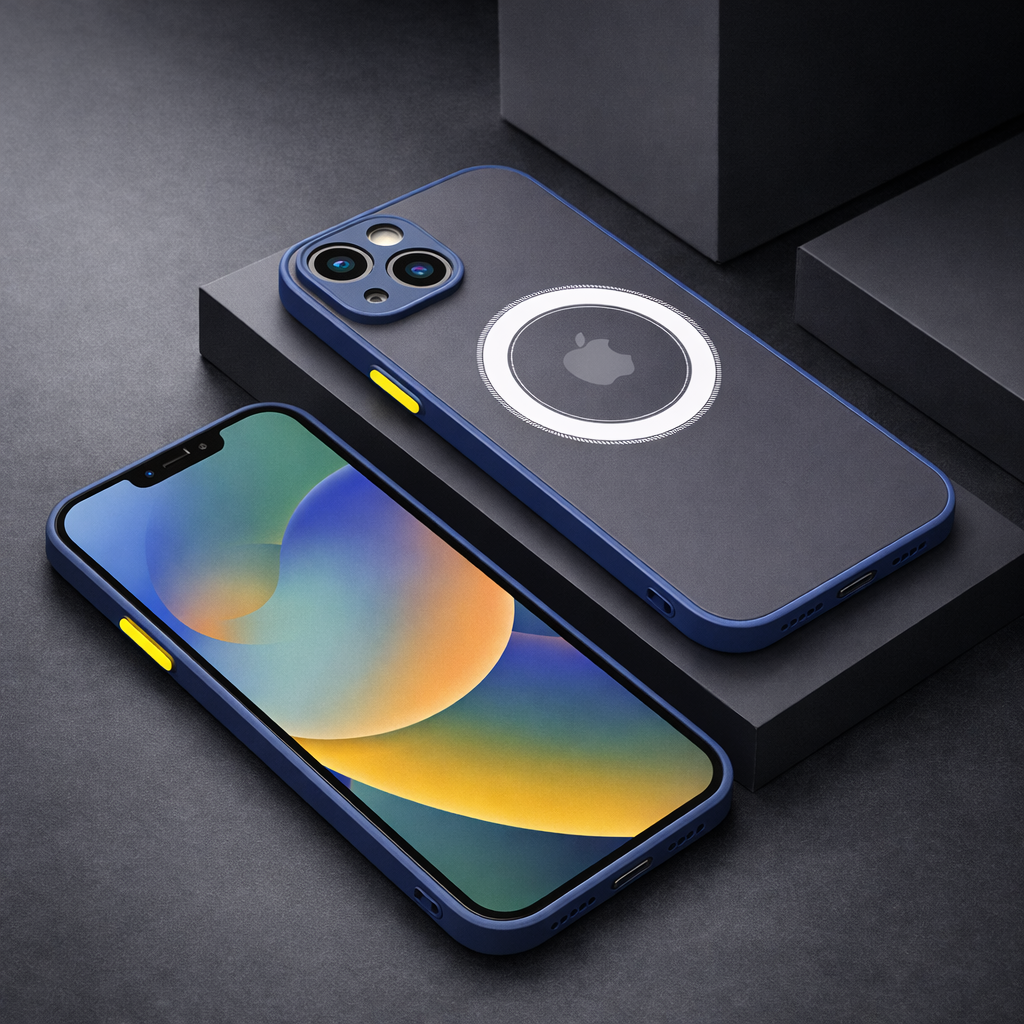Shockproof Matte Magsafe Apple iPhone Case