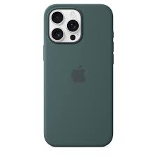Genuine iPhone 16 Pro Max Silicone Case with MagSafe - Lake Green