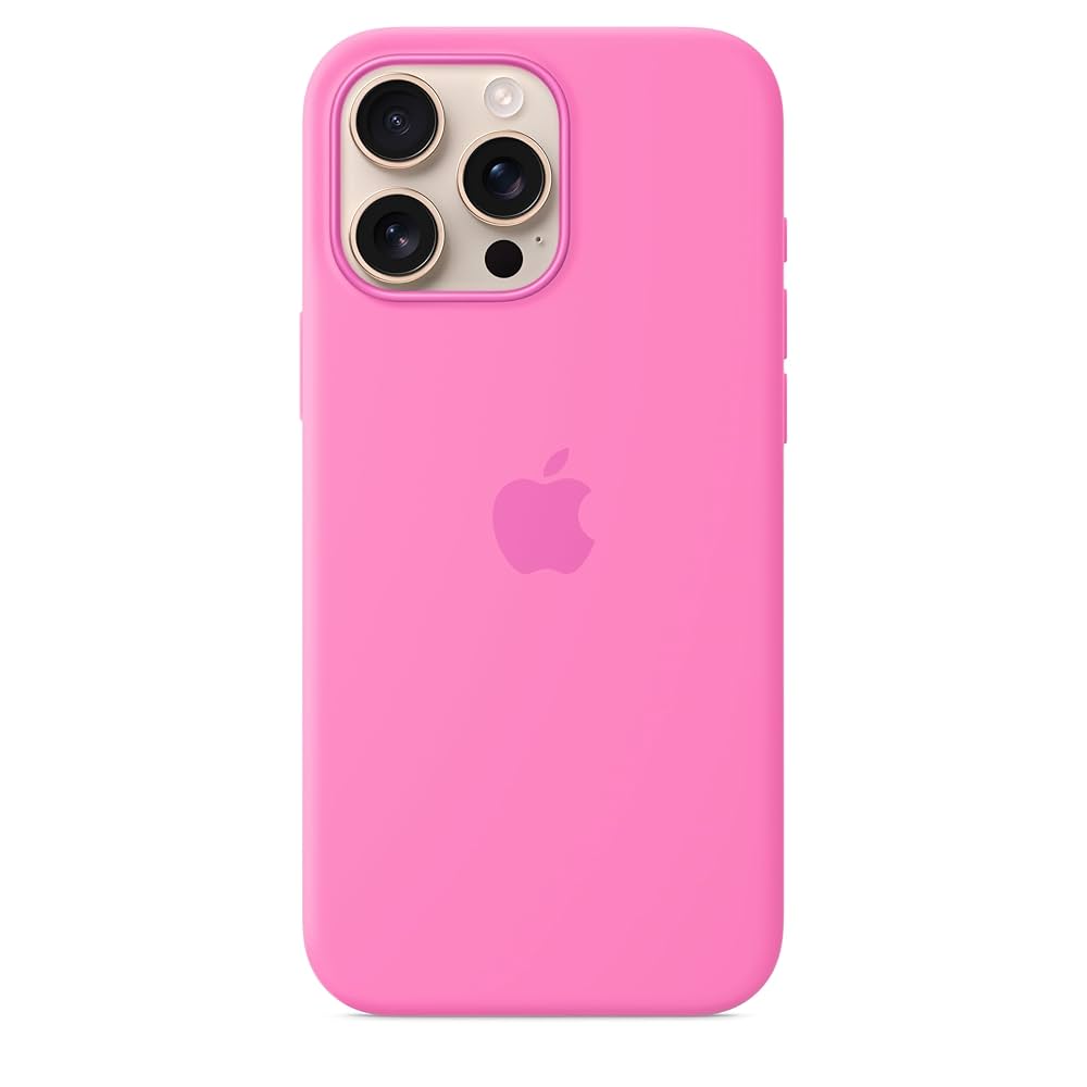 Genuine iPhone 16 Pro Max Silicone Case with MagSafe - Peony