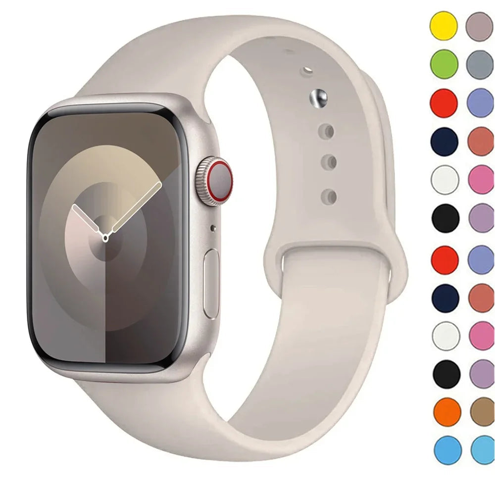 Silicone Band Strap for Apple Watch Ultra & Series