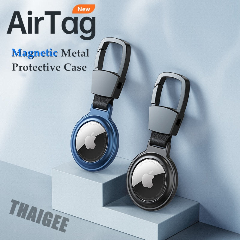 Magnetic Metal Protective Airtag Case For Apple Airtag - Case Monkey