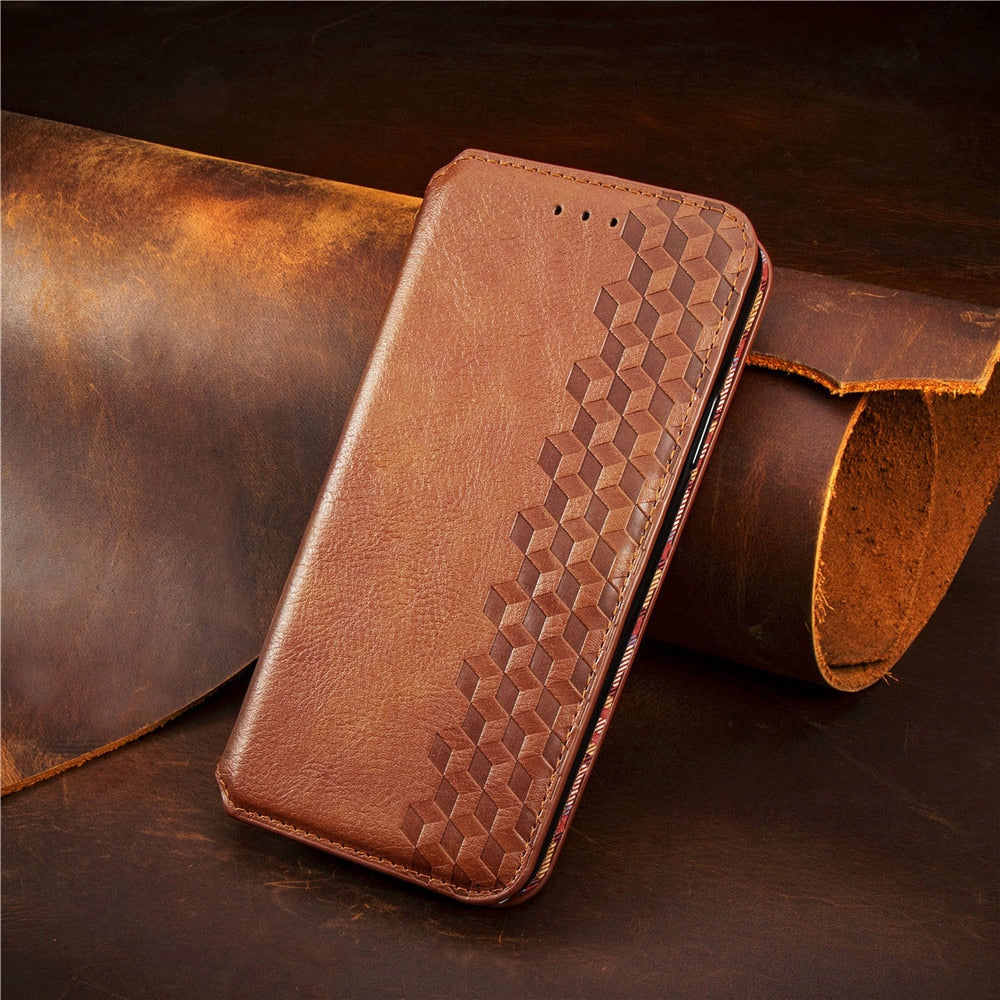 Luxury Leather Flip/Wallet Style Case For iPhone - Case Monkey