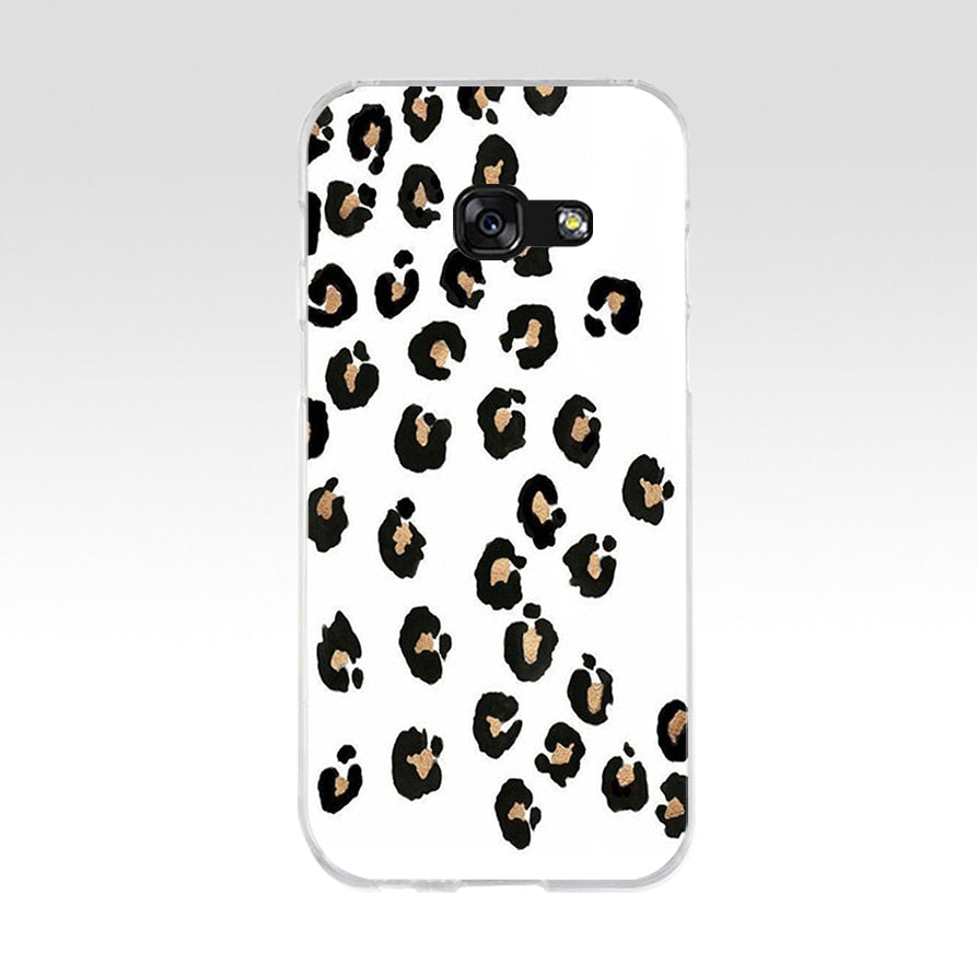 White Leopard Print Phone Case - Case Monkey