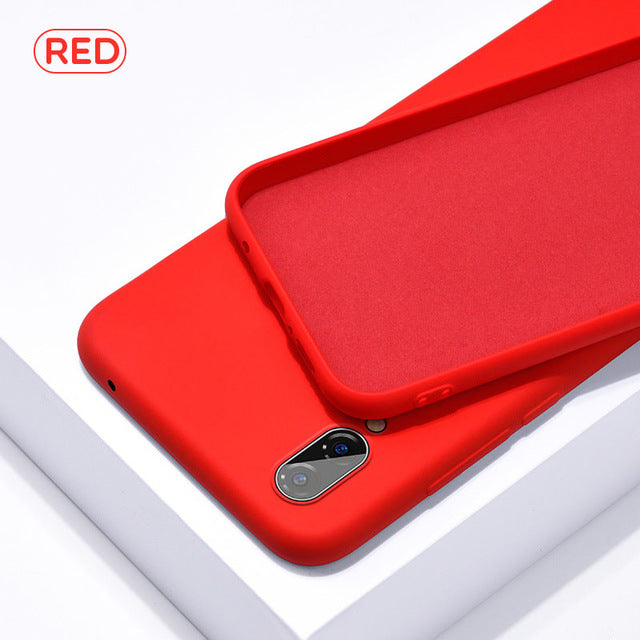 Soft Red Silicone Phone Case for Huawei - Case Monkey