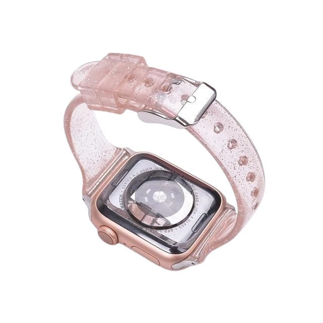 Glitter Silicone Watch Strap for Apple Watch - Case Monkey